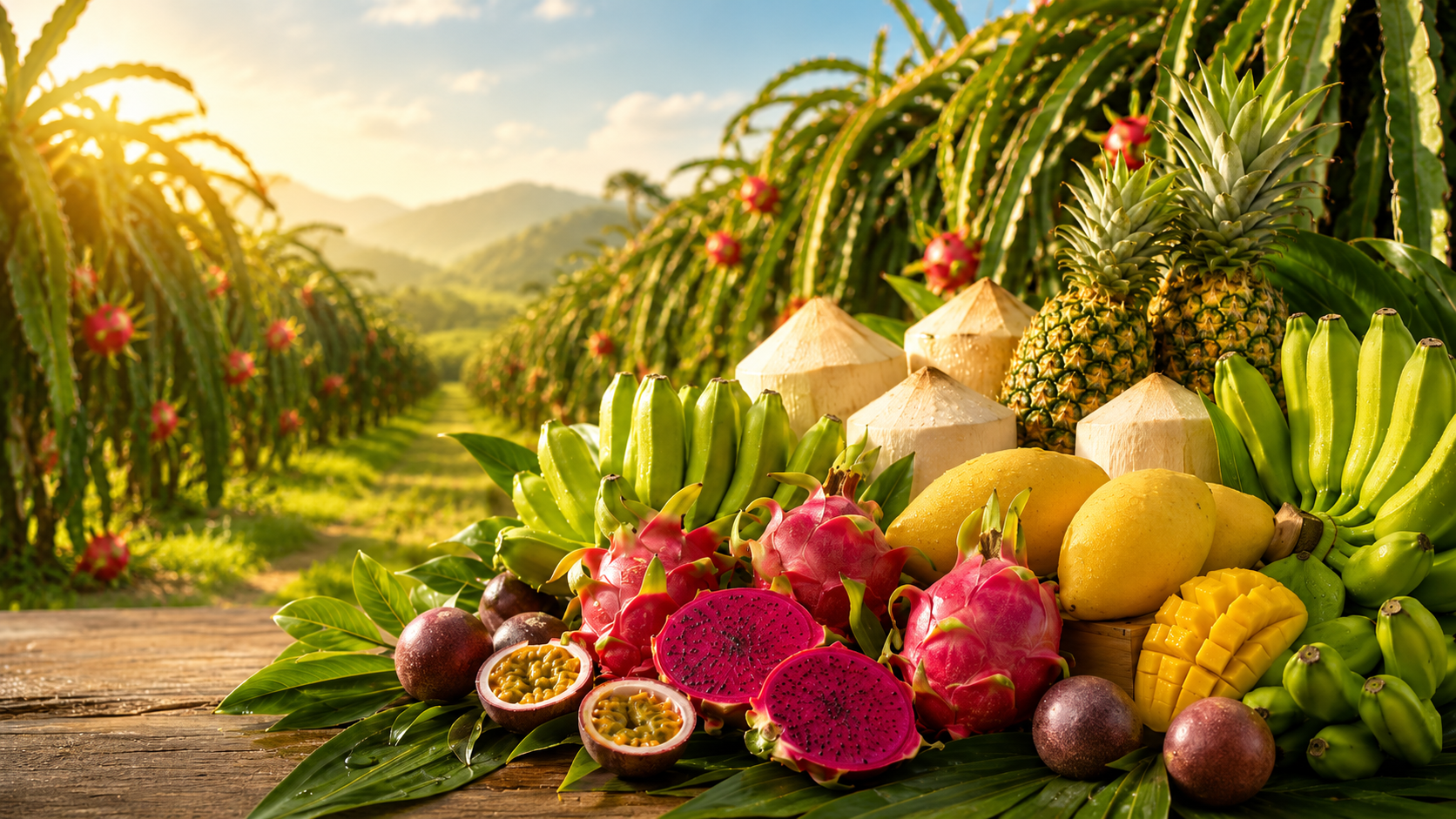 Viet Orchard Co hero fruit poster